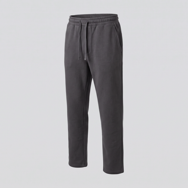 Jogging droit, charbon, vue de face — SLOW HARBOUR